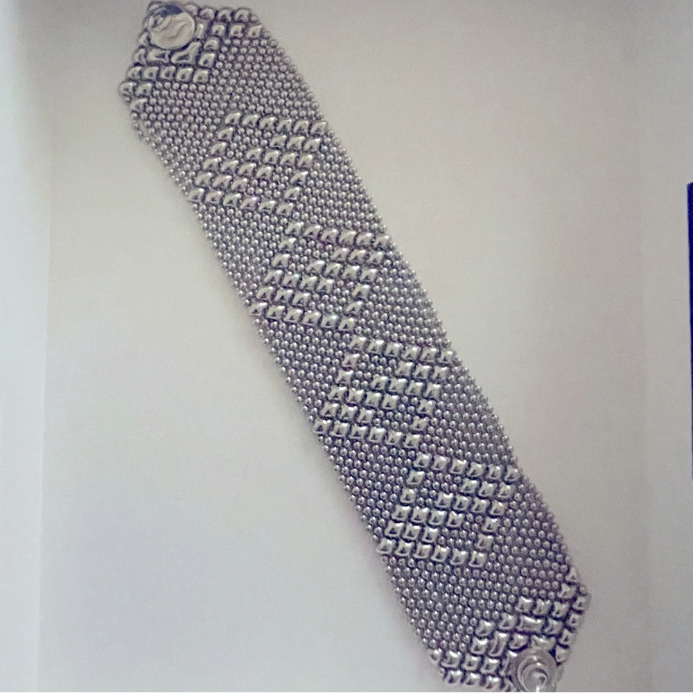 SG Liquid Metal Chrome Finish Bracelet